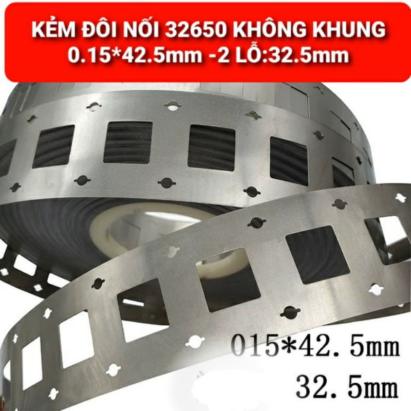 KẼM ĐƠN/ĐÔI NỐI CELL 32650 - 0.15mm X 15mm DÀI 01 Met