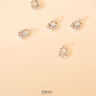 Charm bạc Grace - Mèo Thần Tài Mieko