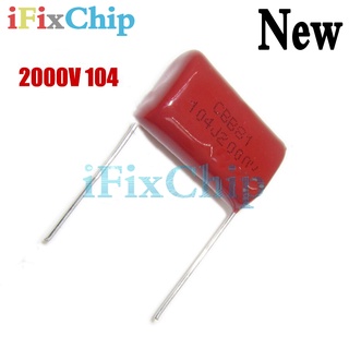 Bộ 10 tụ điện 0.1uf 2000v 2kv cbb 104 100nf 25mm cbb81