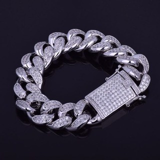Lắc tay hiphop cuban chain lcb101