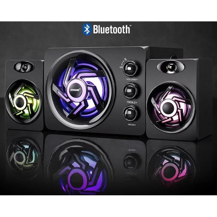 Loa Vi Tính Bluetooth 2.1 SaDa D-209 Bass Siêu Trầm - Led RGB