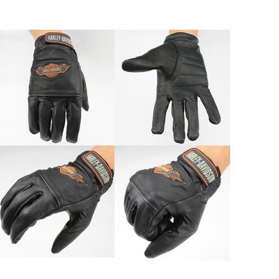 Găng tay da phong cách Harley Davidson