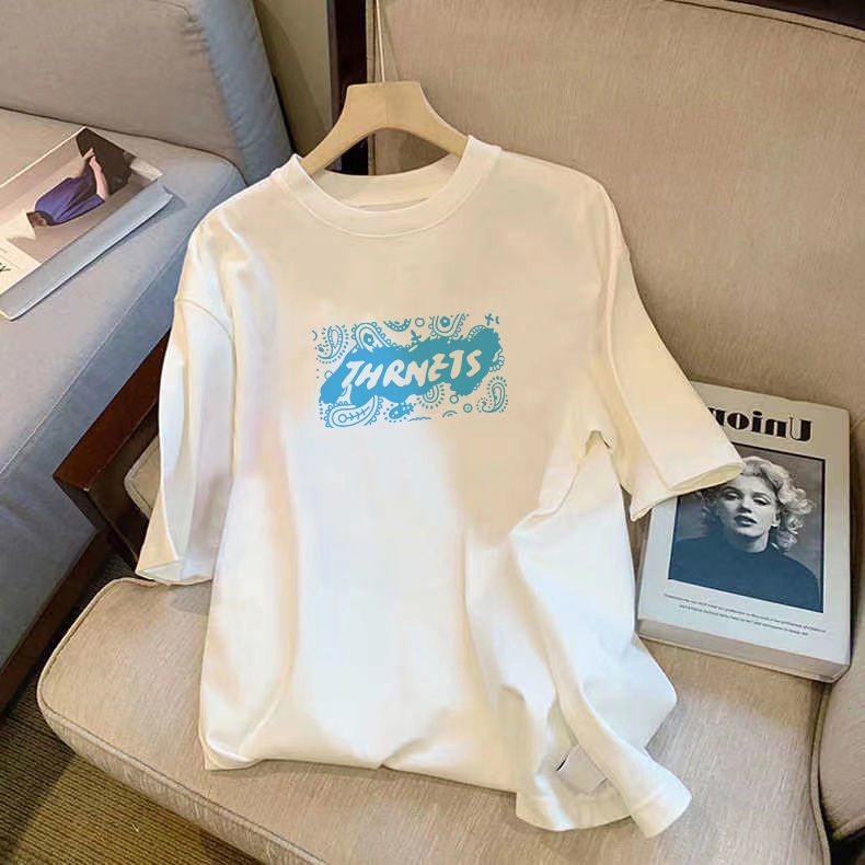 Áo Thun Tay Ngắn In Chữ Và Chú Gấu Dễ Thương Thời Trang Mùa Hè Cho Nữ