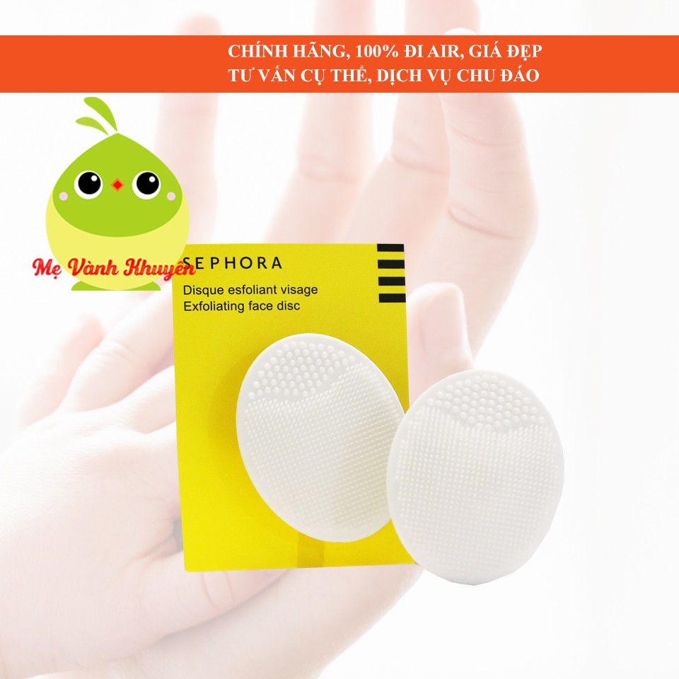 Miếng rửa mặt Sephora Exfoliating Face Disc, Pháp