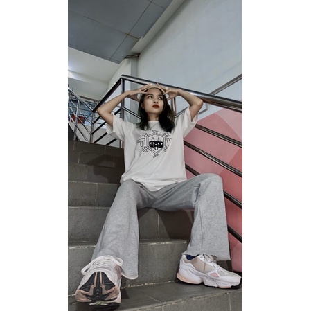 Set áo thun Thousand Winters đen trắng form rộng unisex nam nữ