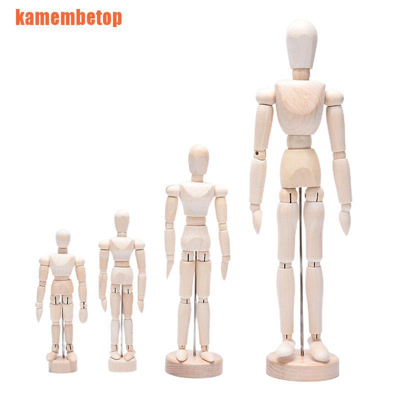 Mô Hình Người Bằng Gỗ Có Thể Di Chuyển