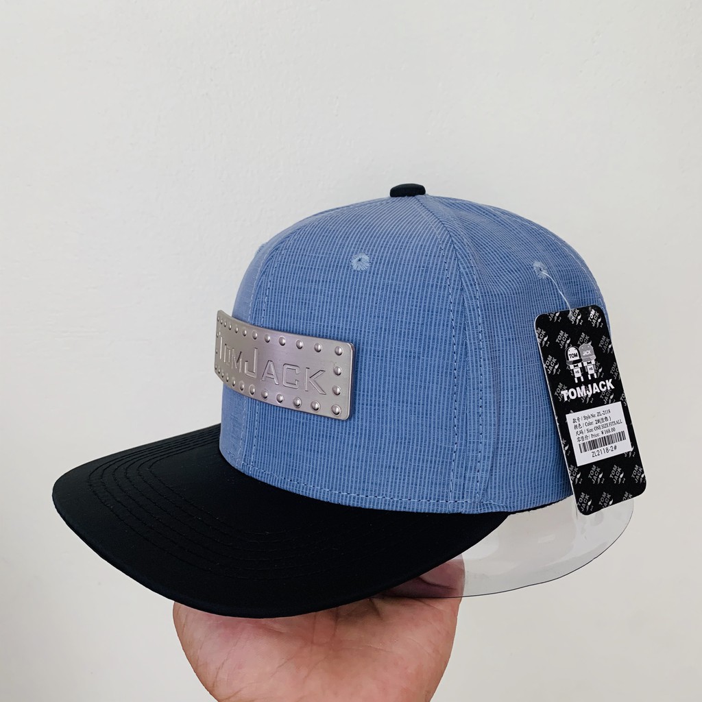 Nón Snapback Mũ Lưỡi Trai Vành Phẳng Chính Hãng Có Tem Logo Chính Hãng TomJack