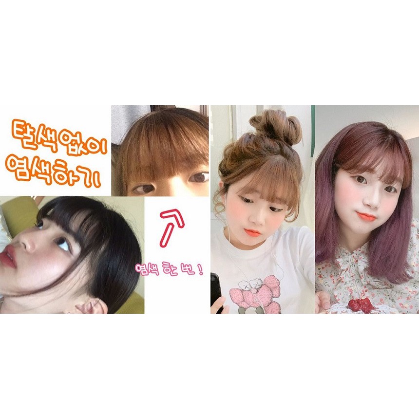 Thuốc nhuộm tóc tạo bọt Black Pink Miseen scene Hello Bubble Foam Color hàng gom sale Hàn Quốc mẫu mới