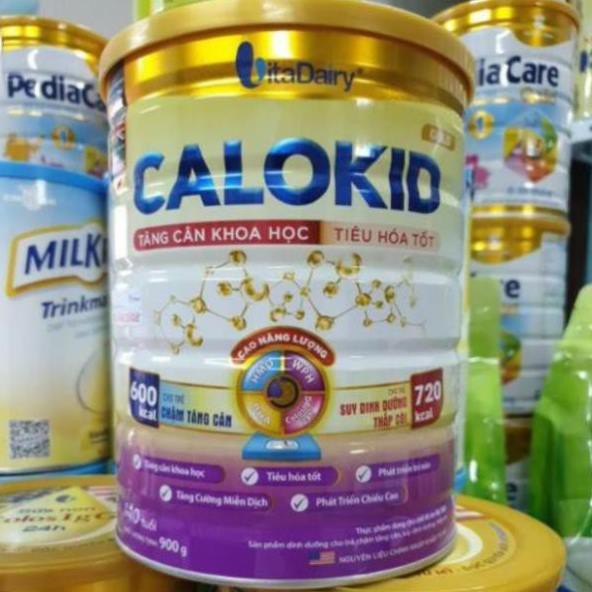 Sữa Calokid 900g trẻ biếng ăn từ 1-10 tuổi date 2022