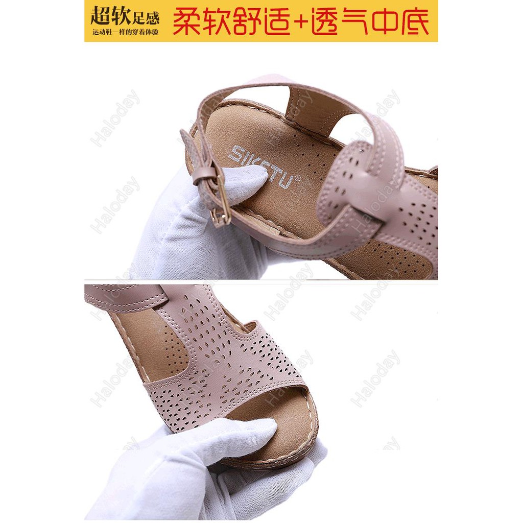 Áo kiểu cỡ lớn Size 36-42 thời trang trẻ trung✨Giày sandal quai chéo siêu nhẹ phong cách châu Âu 2021