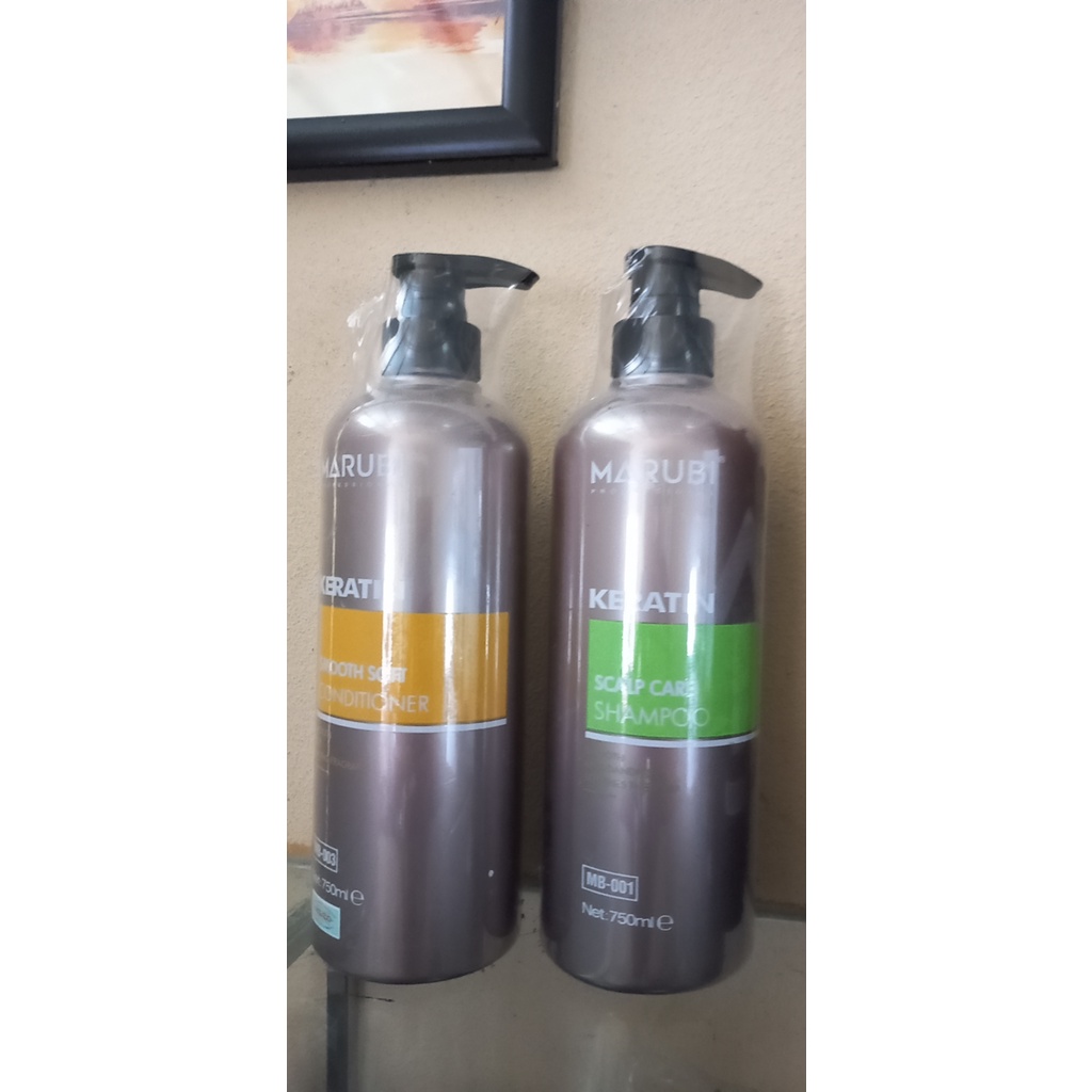 Dầu Gội MARUBI Keratin 750ml x 2. Chính hãng 100%