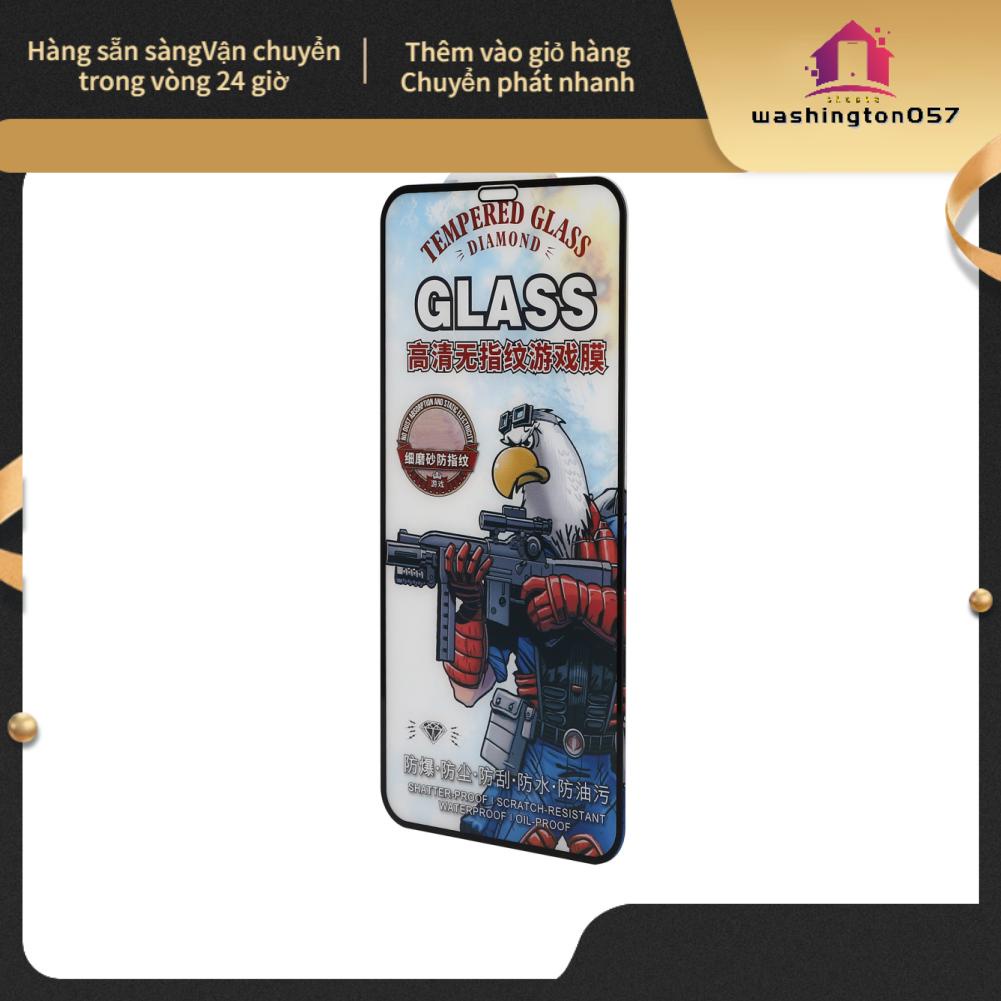 Washington057 High Definition Tempered Glass Anti‑Fingerprint Screen Protector for IPhone X/XS/11Pro
