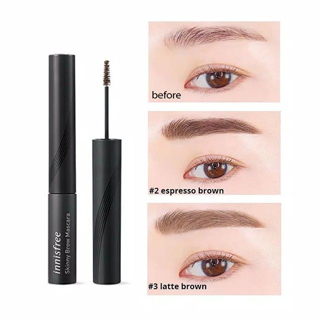 (HÀNG AUTH) Chải mày Mascara chân mày innisfree Skinny Brow Mascara