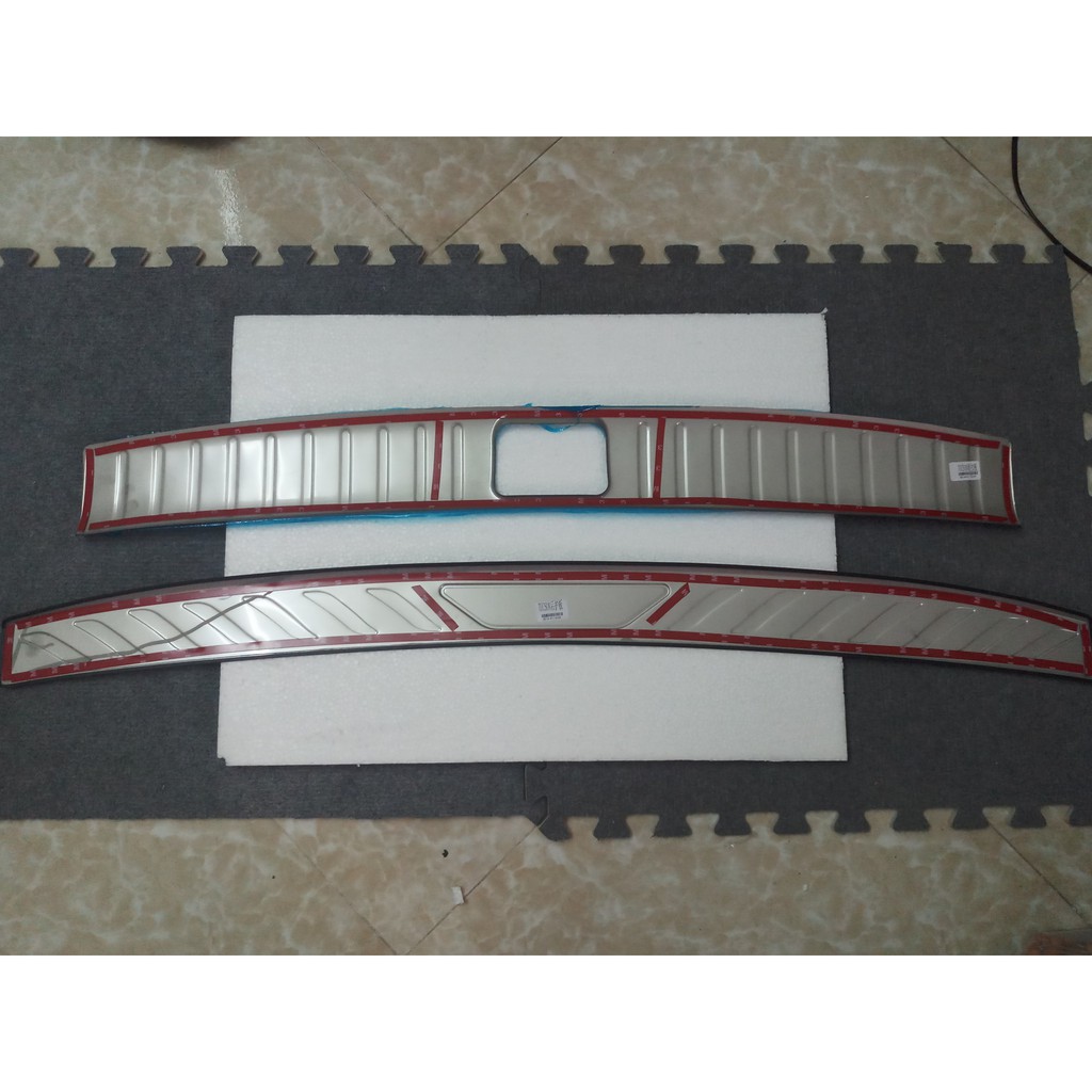 Chống Trầy Cốp trong, ngoài Xe Hyundai Tucson 2016-2021, chất liệu inox