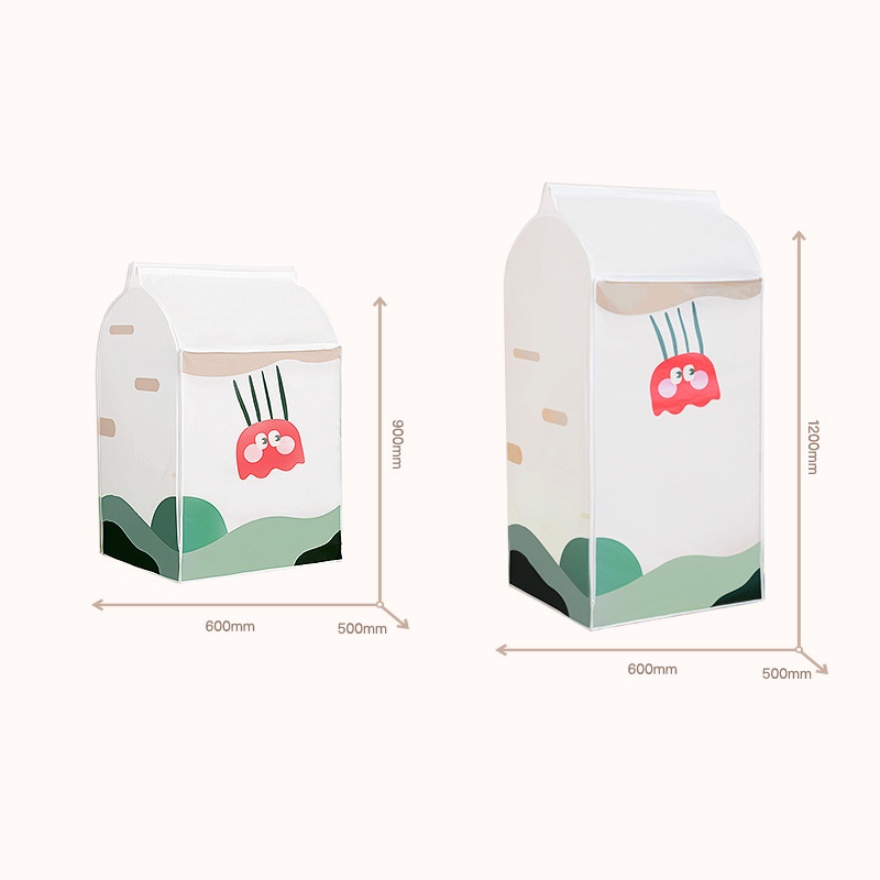 Túi bọc quần áo chống bụi, bọc áo chống bụi bigsize vải dày chống thấm nước có khóa kéo