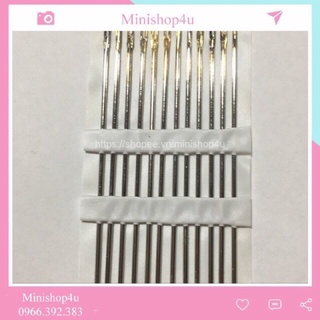 Vỉ 12 cây kim khâu tay nhiều loại