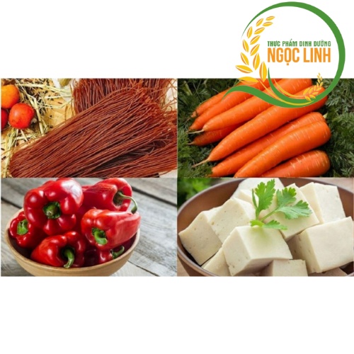 Đặc sản bún khô Bún gạo lứt đỏ Hoàng Minh gói 500gr hữu cơ giảm cân thực dưỡng eatclean healthy | BigBuy360 - bigbuy360.vn