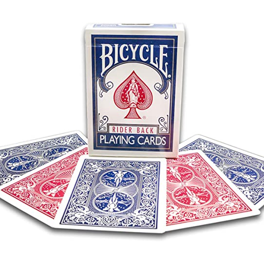 Đạo cụ ảo thuật Bicycle Gaff :Double Blank - Double Back - Double Face - Blank Face Bicycle Cards - Bài Mỹ