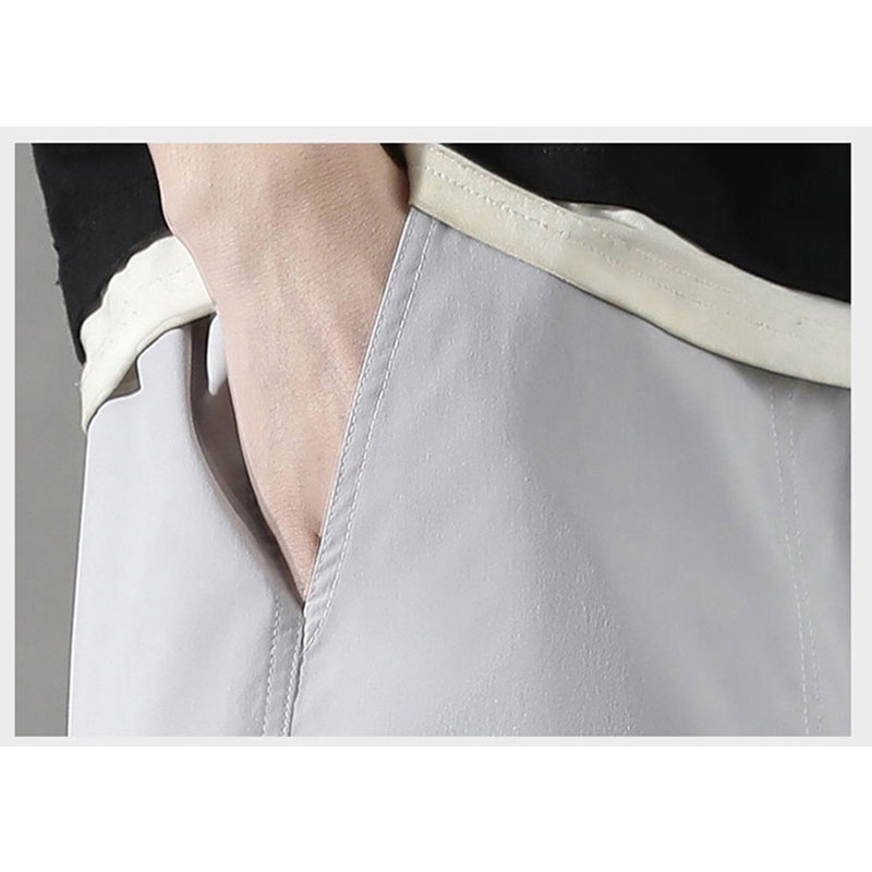 Quần Short Nam Lưng Thun Cột Dây Năng Động