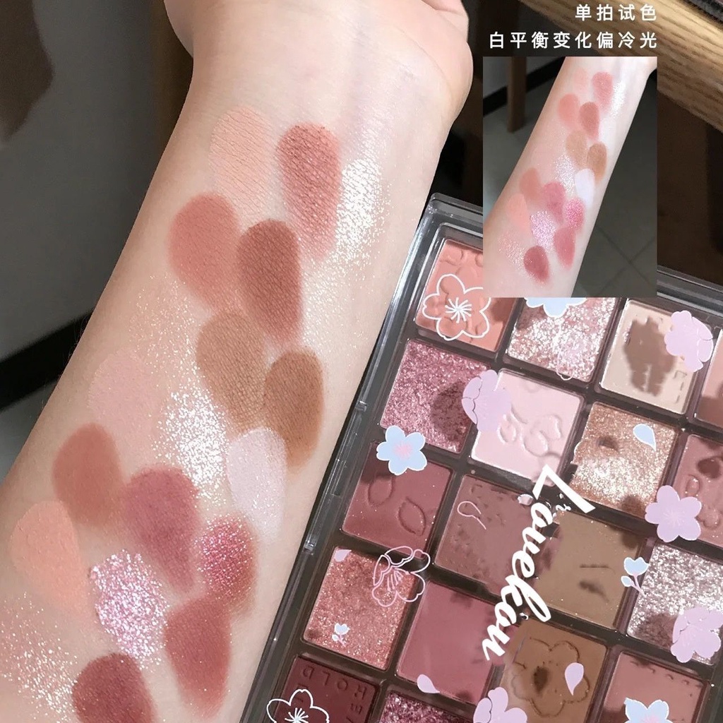 [Trang Sức Đẹp] Bảng Phấn Mắt 20 Màu Lì/Nhũ Ngọc Trai Tông Đất/Trà Sữa/Trà Sữa Trang Điểm Quyến Rũ Thu Hút Bán Chạy