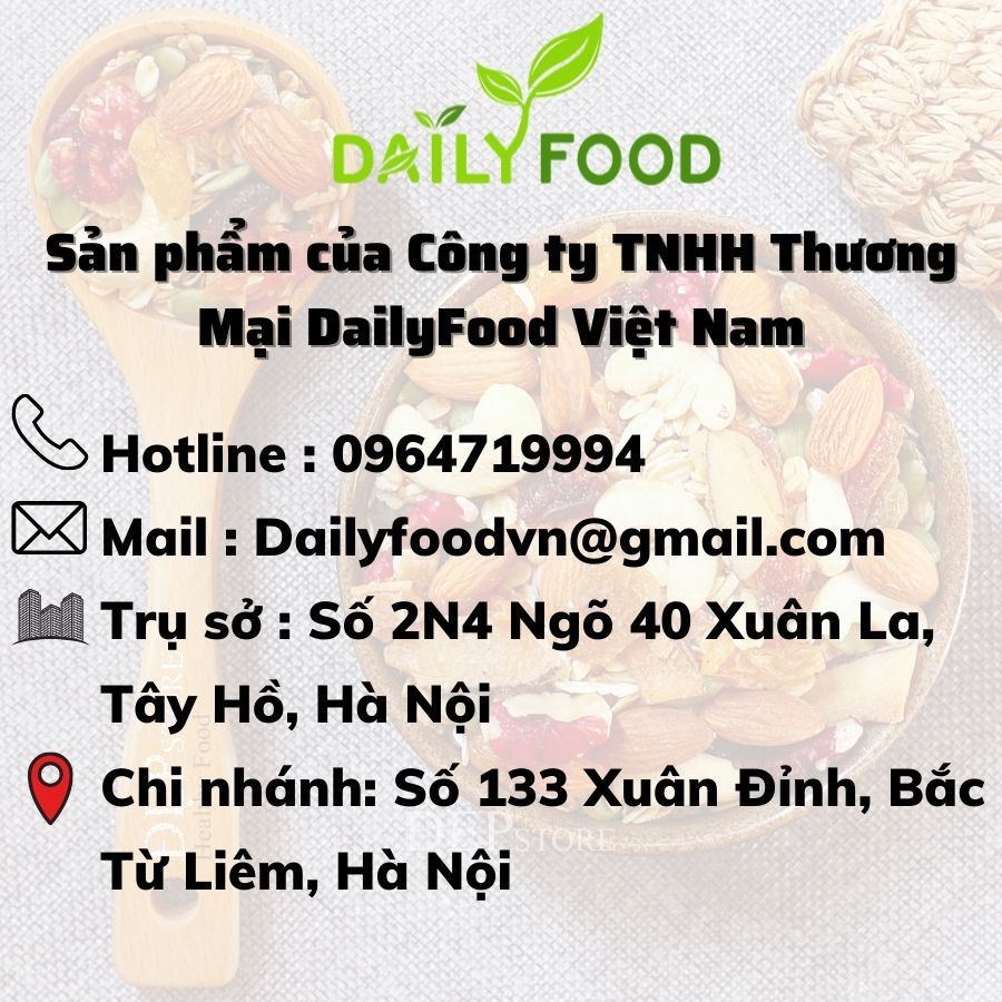 Granola Ăn Kiêng Siêu Hạt Không Yến Mạch Nướng Mật Ong Cao Cấp DailyFood Chính Hãng