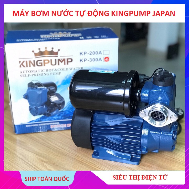 Máy Bơm Nước Chân Không Gia Đình, Bơm Ly Tâm - Bơm Tăng Áp Chính Hãng KINGPUMP Nhật Bản