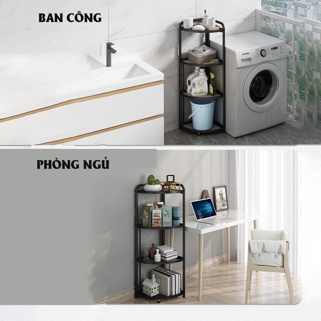 Kệ Gấp Gọn Đa Năng 3,4,5 tầng, Kệ Phòng Khách Nhà Bếp Phòng Ăn - Kệ Để Đồ Đa Năng, Kệ Nhà Tắm Hàng Nhập Khẩu Bảo Hành 6T