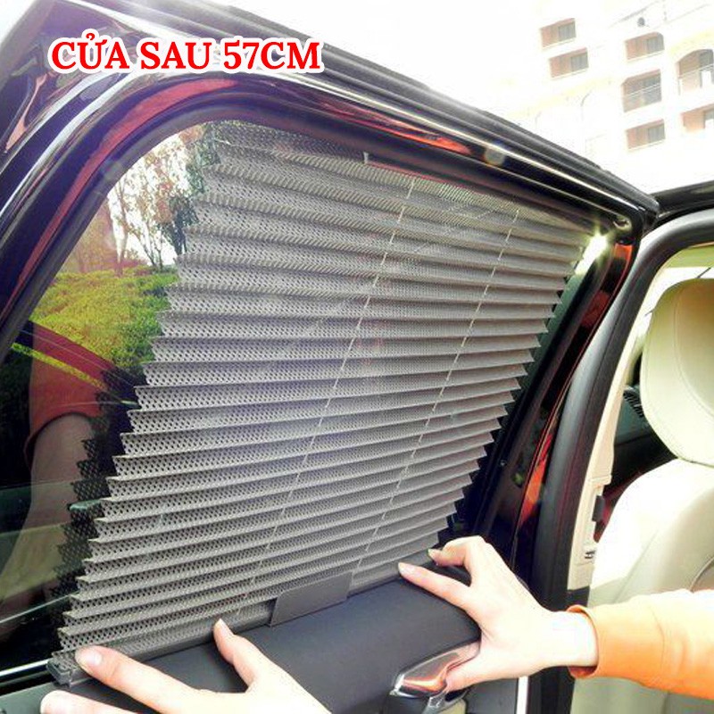 Rèm Che Nắng Ô Tô - Có Thể Cuộn Gọn Kéo Dãn Lên Xuống Theo Kính