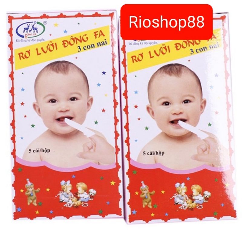 Rơ lưỡi Đông Pha ( set 10 hộp/5 cái)