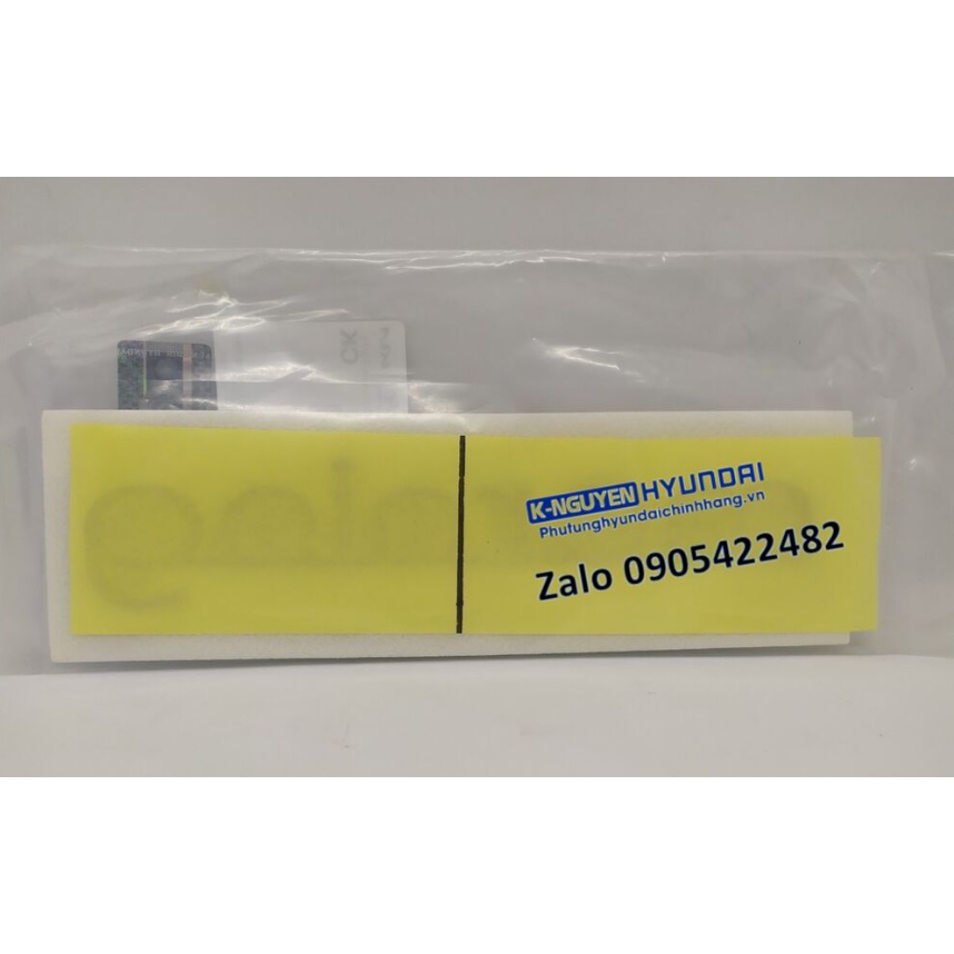 Logo chữ nổi dán đuôi xe KIA MORNING SLX - Mã số: 8631007000, 8631307000