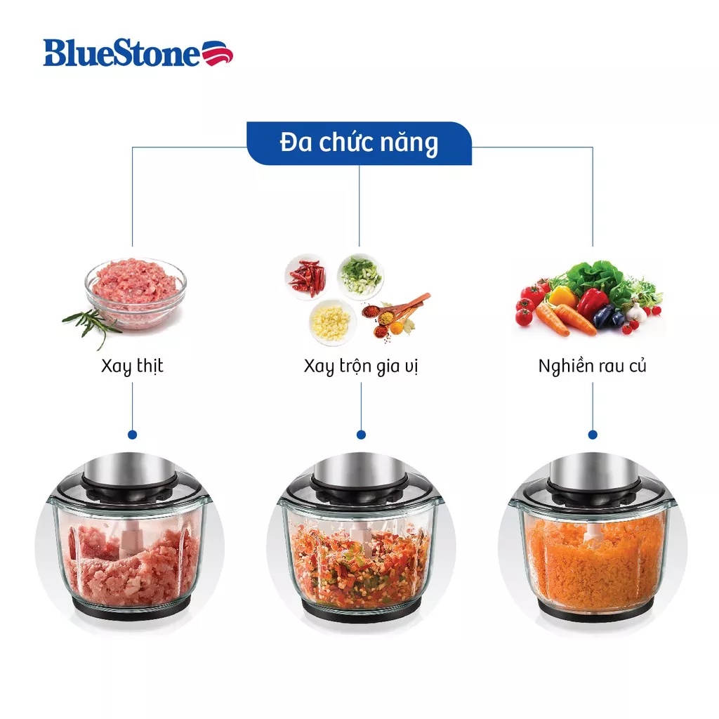 Máy Xay Thịt 2 Lưỡi Dao Kép BlueStone CHB-5149 (2L)