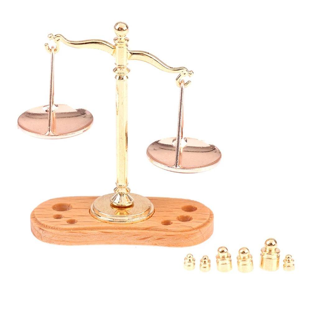 Mô Hình Cân Đồ Chơi Mini Trang Trí Nhà Cửa