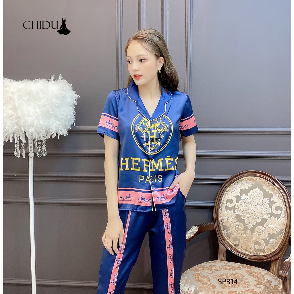 [ Mã WASTRUN4 giảm 10% tối đa 30K đơn 99K] CHIDU set bộ pijama hoạ tiết dễ thương SP314 | BigBuy360 - bigbuy360.vn