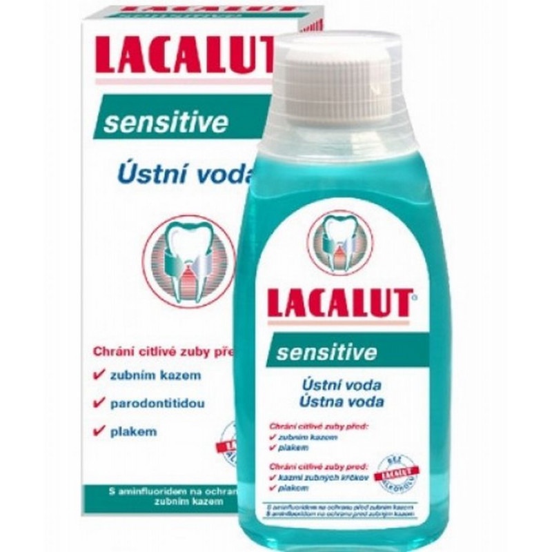 Nước Súc Miệng Lacalut Sensitive Chống Hôi Miệng Ê Buốt Hàng Nhập Khẩu Đức