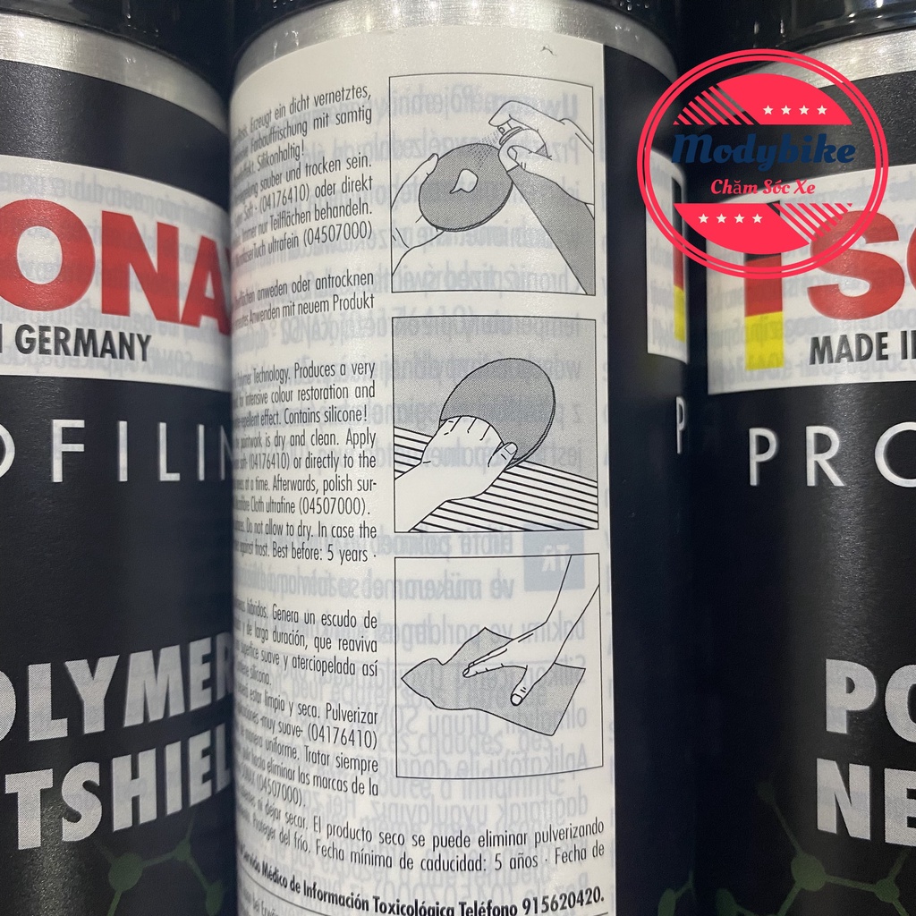 Polymer Phủ Bóng và Bảo Vệ Sơn Xe - Sonax profiline polymer netshield 340ml