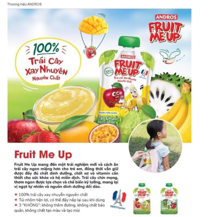 Trái Cây Nghiền Nguyên Chất Andros Fruit Me Up