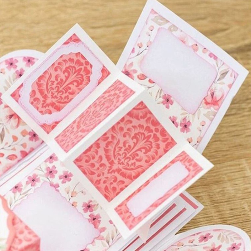 Khuôn cắt thẻ dập nổi hình phong thư bằng kim loại dùng trang trí sổ tay DIY