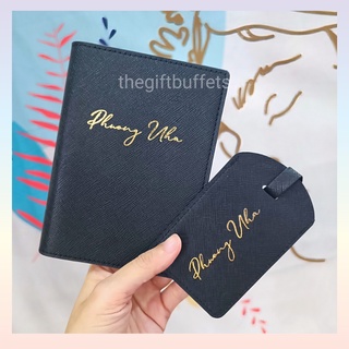 ✈️Combo Bao Hộ Chiếu Passport & Thẻ Hành Lý Nametag In Tên Riêng - Quà tặng cho người yêu thích du lịch