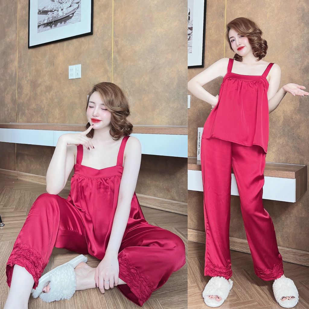 Đồ Ngủ Nữ MIKY Đồ Ngủ Sexy lụa Satin cao cấp mềm mại xinh xắn &lt; 65KG