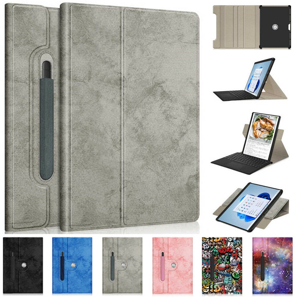 Ốp Máy Tính Bảng Da Có Đế Xoay Cho Microsoft Surface Pro 8 2021 13 "