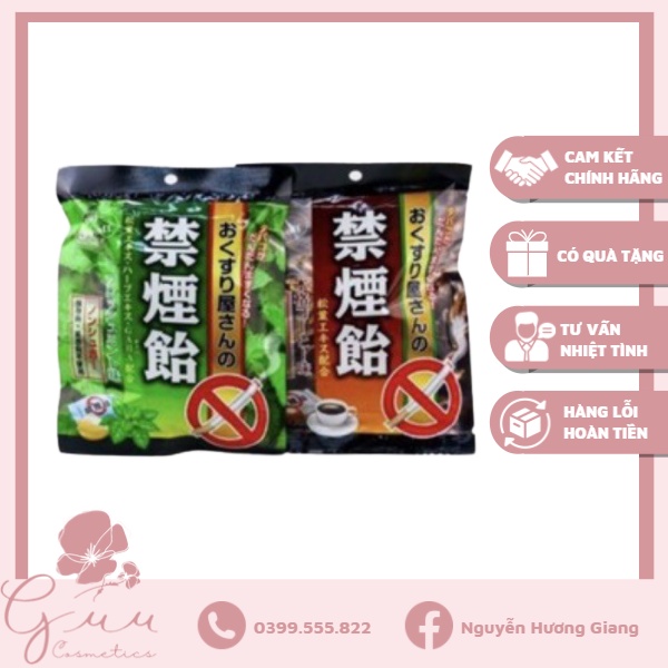 Kẹo cai thuốc lá Nucos Spa Nhật Bản