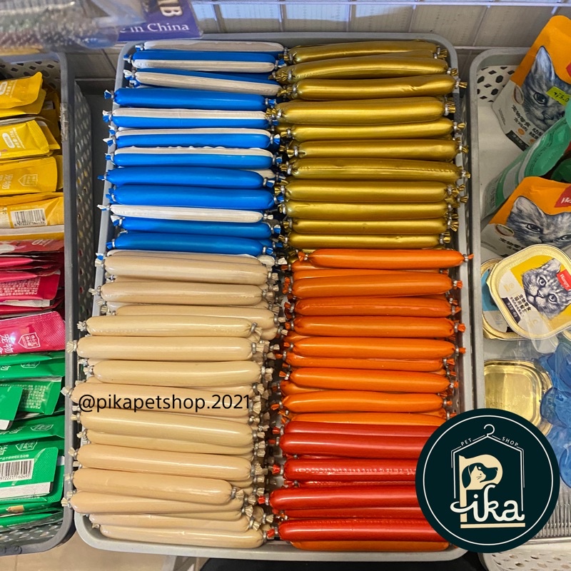 Xúc xích Taotaopet cho chó mèo và cho thú cưng mix đủ vị - Pika Petshop