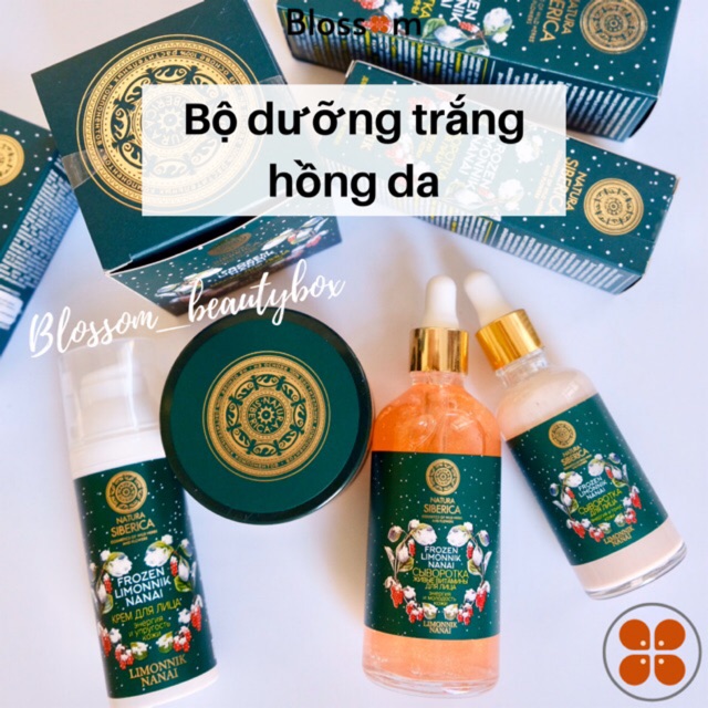 Serum dưỡng trắng da, hồng hào căng bóng Natura Siberica Froxen Limonnik nanai