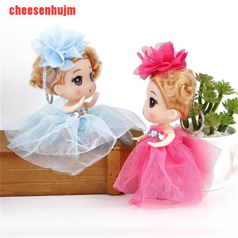 Búp Bê Đồ Chơi Mini 12cm Có Móc Khóa Điện Thoại