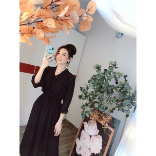ĐẦM VOAN TIỂU THƯ CỘT NƠ TAY DÀI