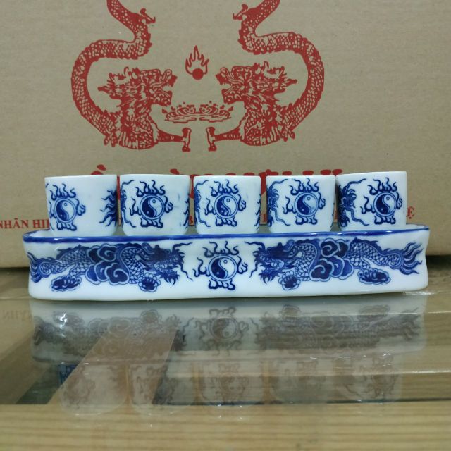 Chén thờ bộ 3 chén thờ- bộ kỷ ngai 3 chén thờ , 5 chén thờ