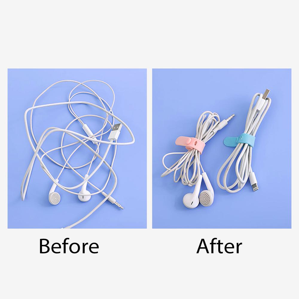 BTLIMER Bộ 10 Giá Đỡ Cố Định Dây Cáp Gọn Gàng Tiện Lợi