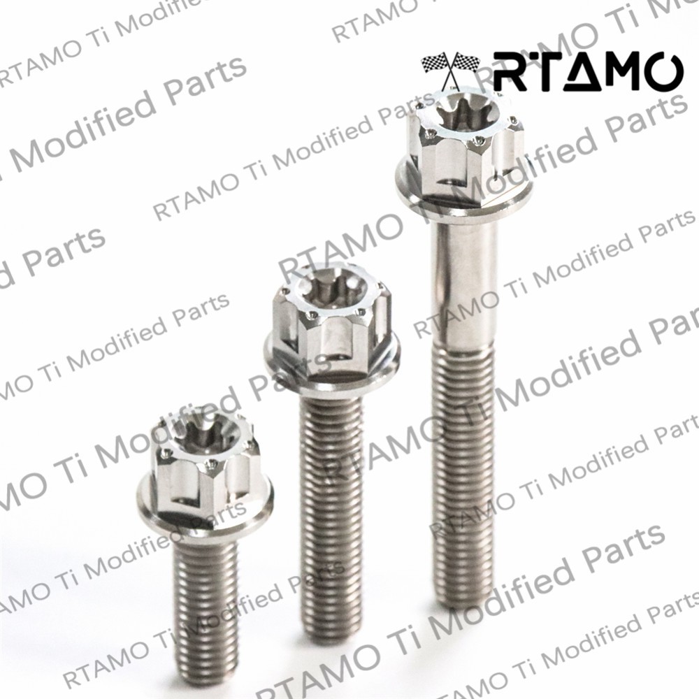 Bu Lông Rtamo Titanium Cnc Đường Kính 16mm M8X25 / 40 / 60l