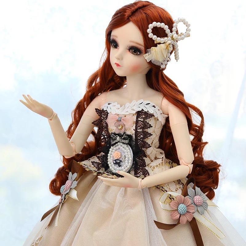 Búp Bê Công Chúa Doris FU Siêu Đẹp - Thay Được Mắt và Tóc - Giá Sỉ