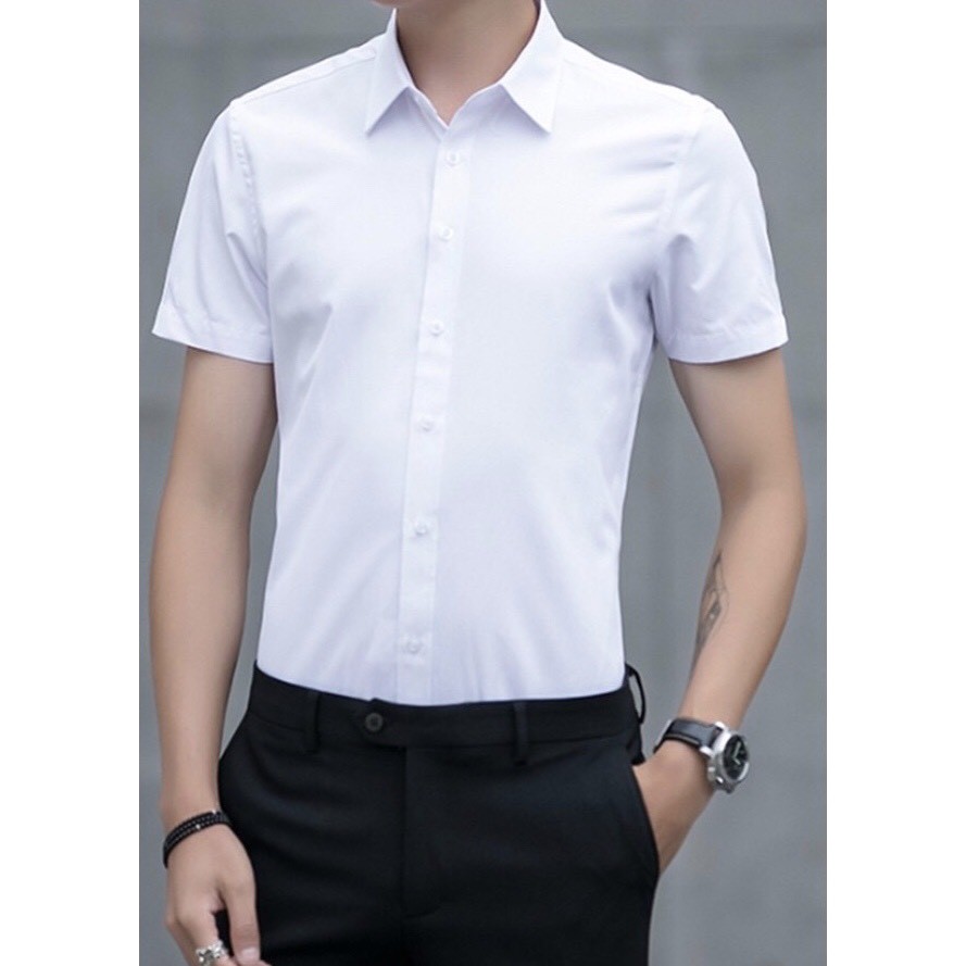 Bộ sưu tập áo sơ mi ngắn tay nam Hàn Quốc | BigBuy360 - bigbuy360.vn